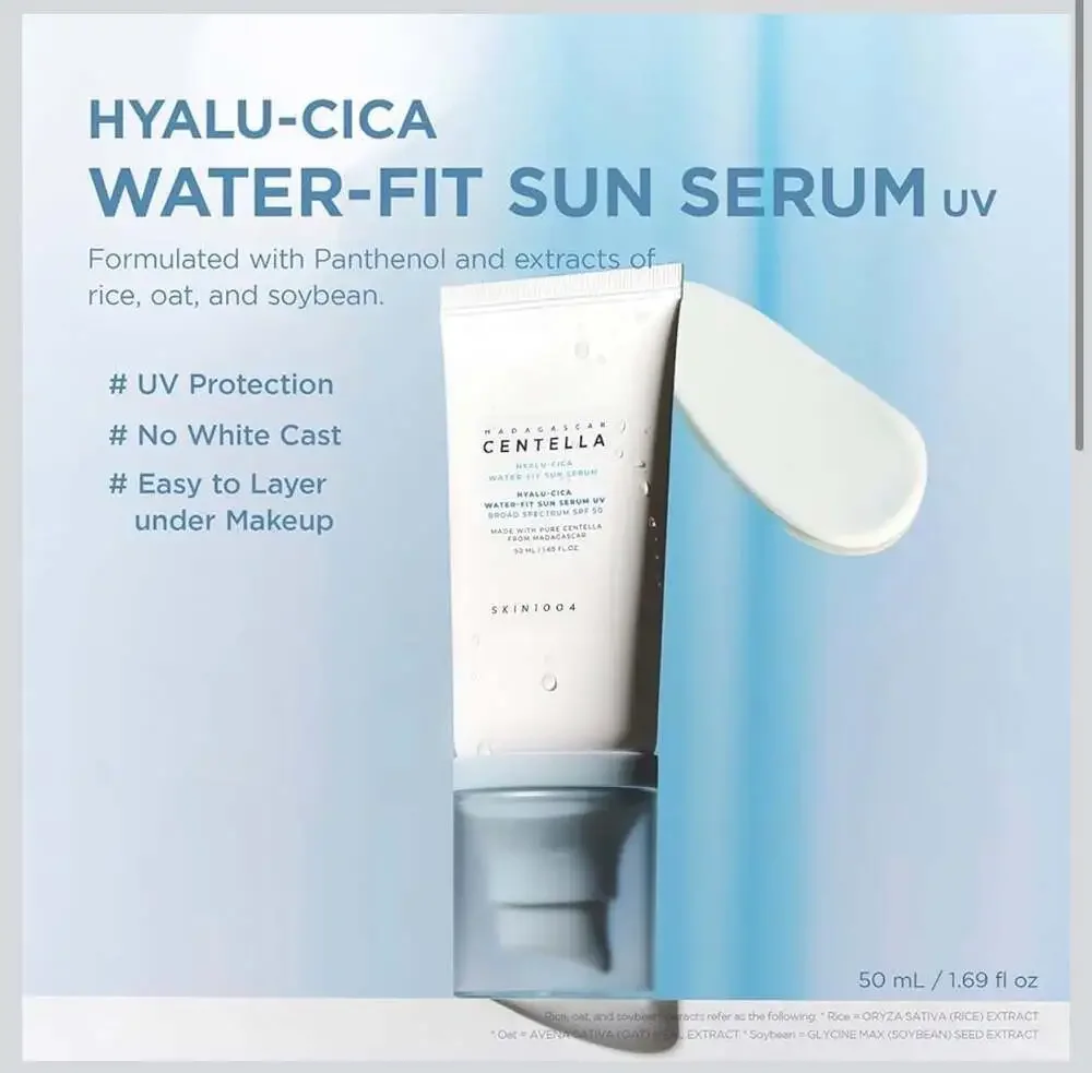 SKIN1004 Madagascar Centella Hyalu-Cica Water-Fit Sun Serum SPF 50 50ml